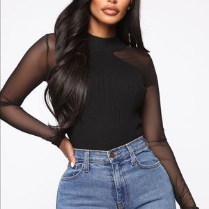 Fashion nova sheer top
